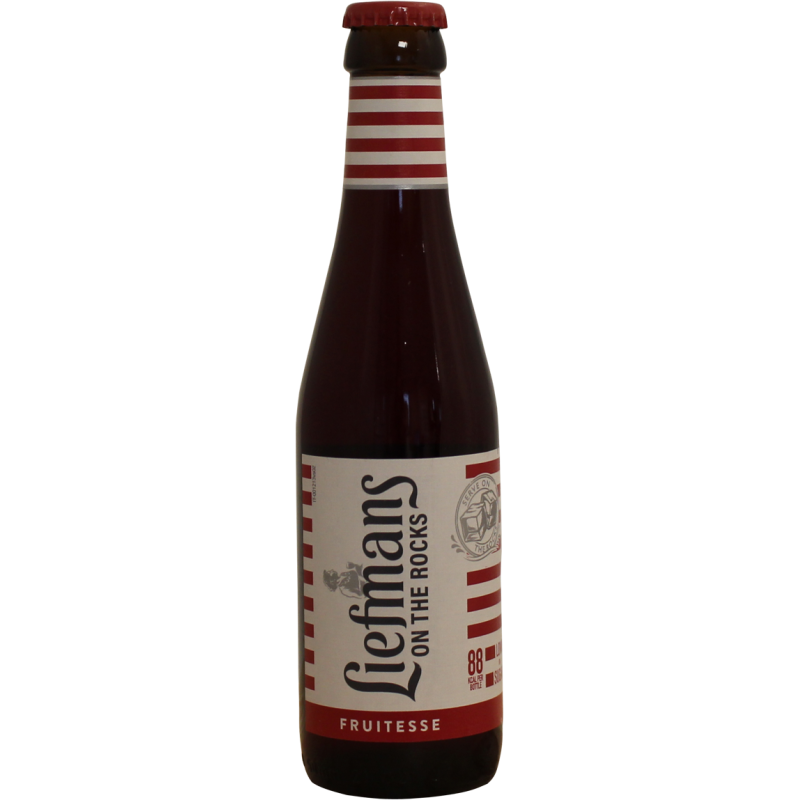 Photographie d'une bouteille de bière Liefmans Fruitesse 25cl