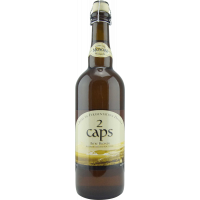 Photographie d'une bouteille de bière 2 Caps 75cl