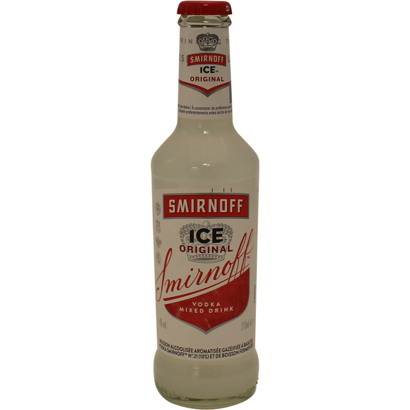 Photographie d'une bouteille de Smirnoff Ice