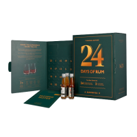 Photographie d'une bouteille de Calendrier de l'Avent Rhum 2022