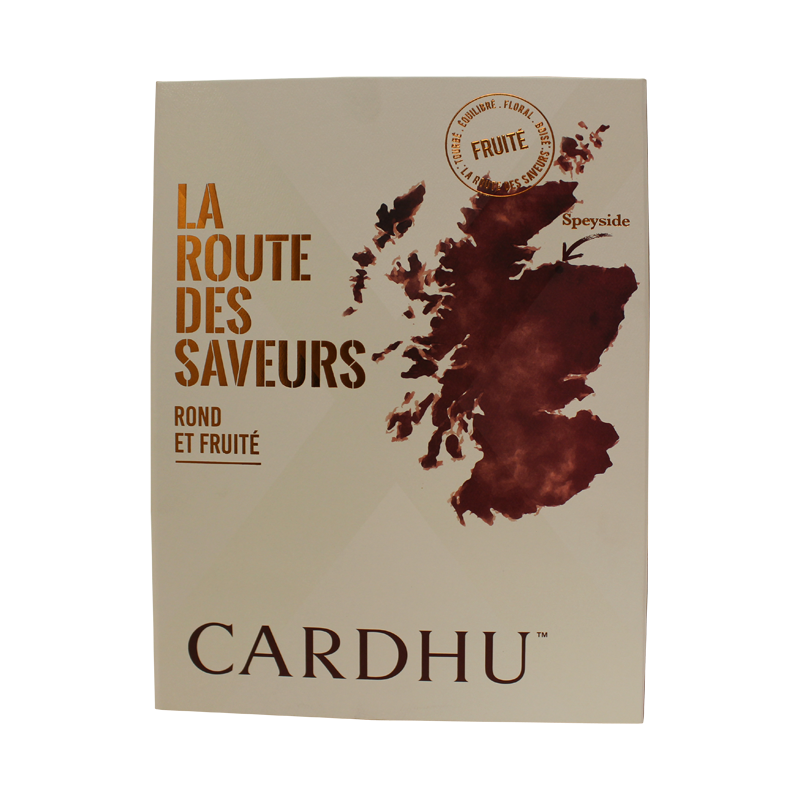 Photographie d'une bouteille de Coffret Whisky Cardhu Amber Rock