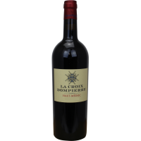 Photographie d'une bouteille de vin rouge la croix dompierre haut medoc aoc rouge 2019 75 cl cb