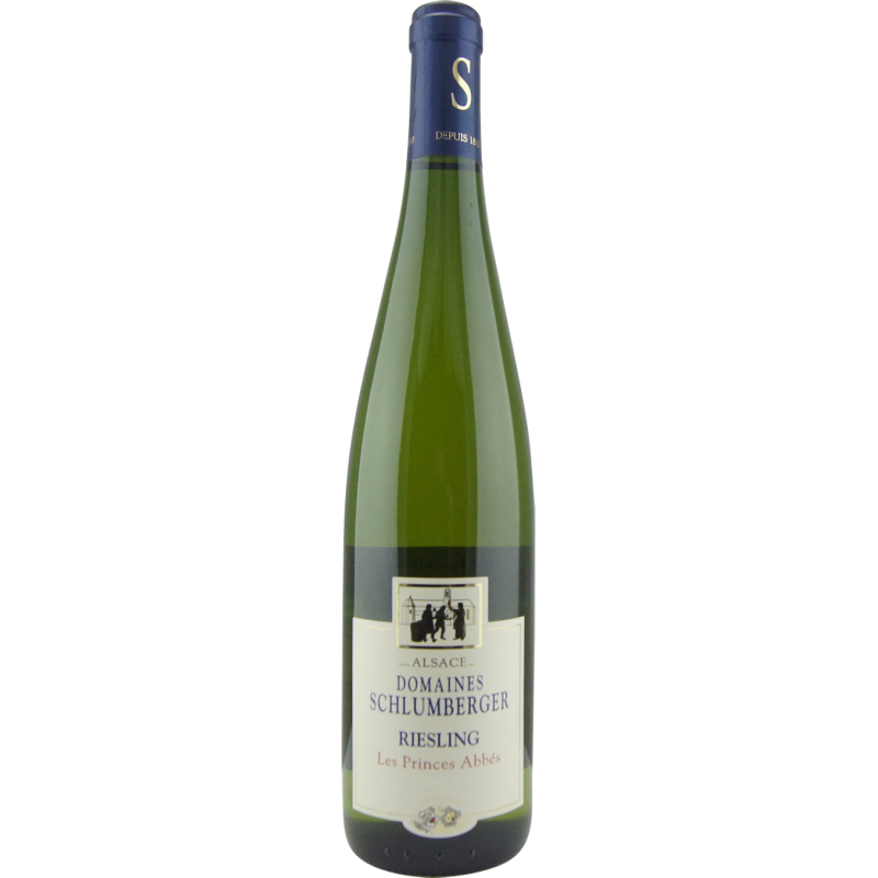 Photographie d'une bouteille de vin blanc SCHLUMBERGER PRINCES ABBES