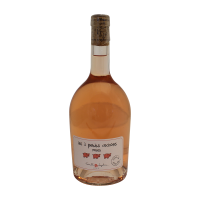 Photographie d'une bouteille de vin rosé Les 3 Petits Cochons Roses 75 cl