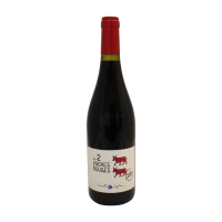 Photographie d'une bouteille de vin rouge Les 2 Vaches Rouges 75 cl