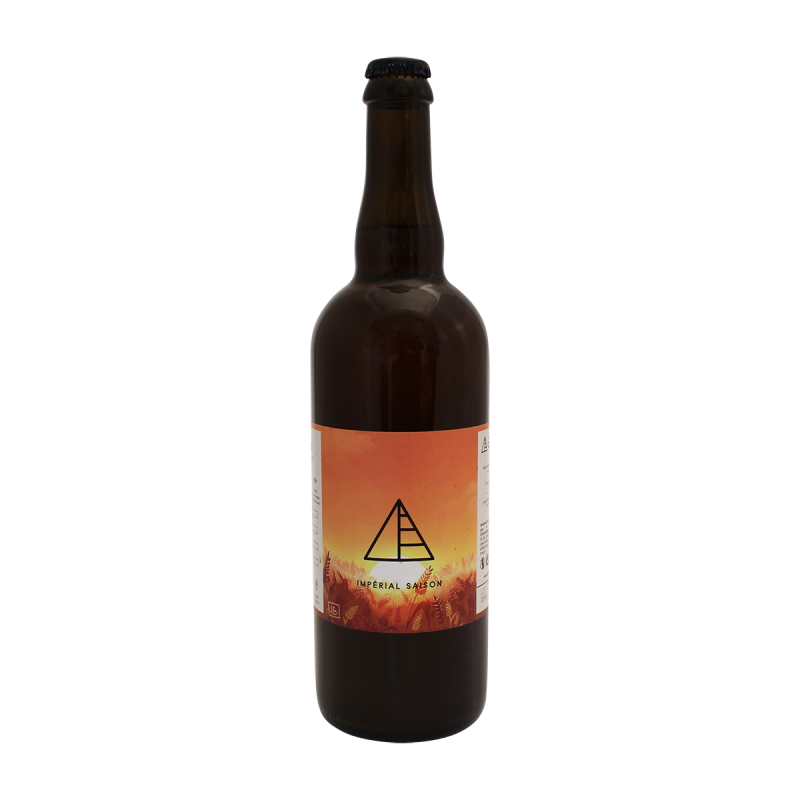 Photographie d'une bouteille de bière Solaris Imperial Saison 75 cl