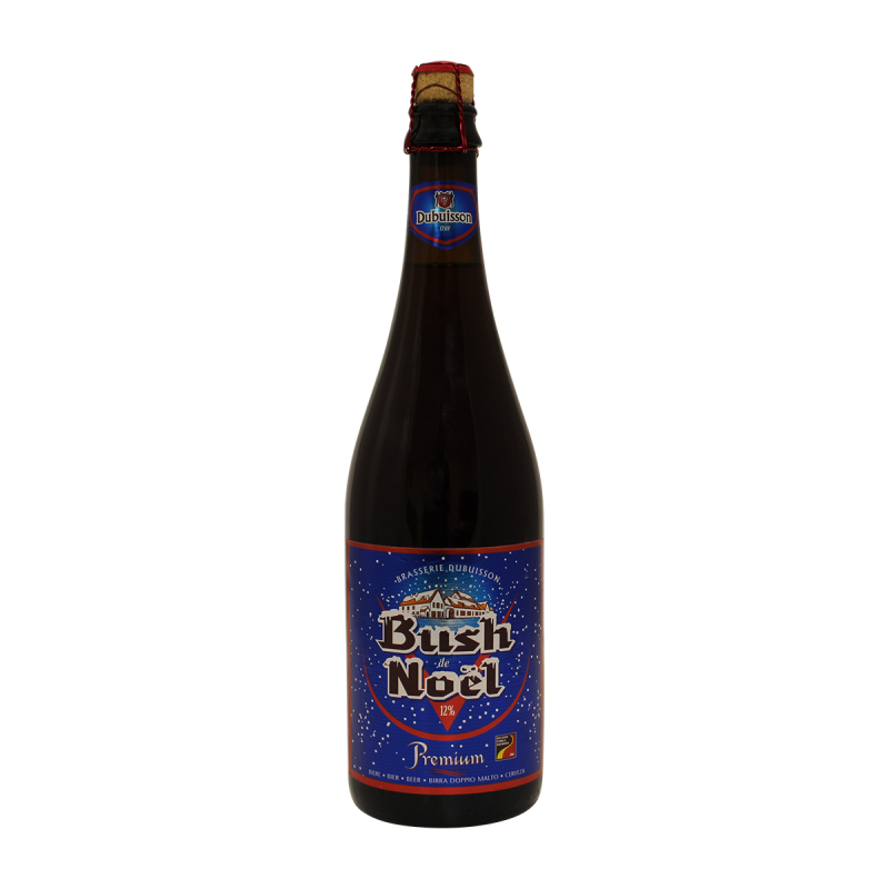 Photographie d'une bouteille de bière bush de noel 6x75 cl vp 12°