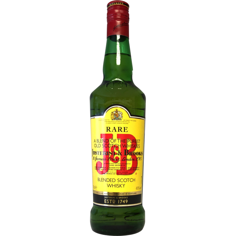 Photographie d'une bouteille de Whisky J&B