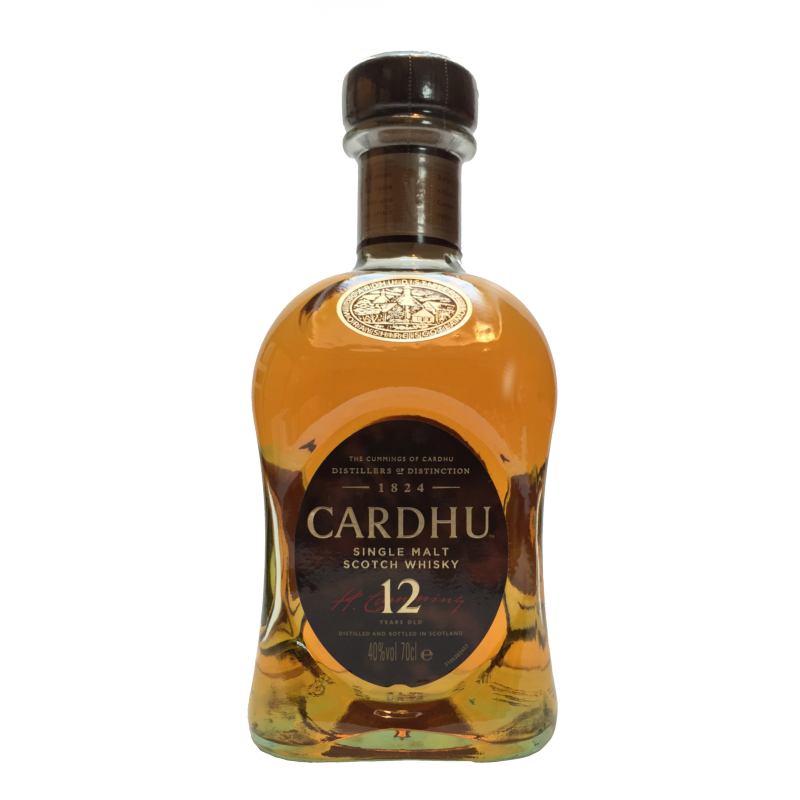 Photographie d'une bouteille de Whisky Cardhu 12 ans