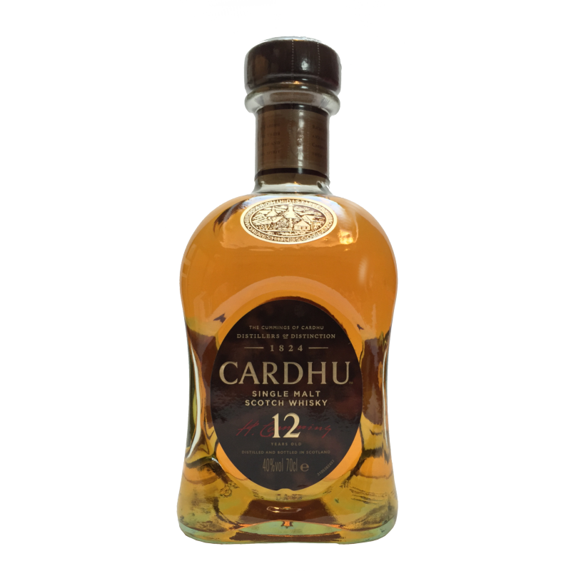 Whisky Cardhu 12 ans  Alcools fins et spiritueux de qualité supéri