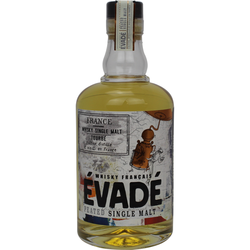 Whisky Français - Evadé Single Malt Tourbé W&B Sélection