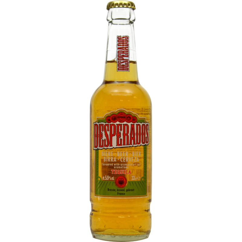 Photographie d'une bouteille de bière Desperados 33cl