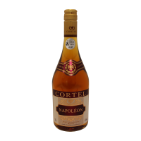 Photographie d'une bouteille de brandy napoleon cortel 70 cl 40°