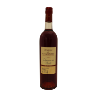 Photographie d'une bouteille de Pineau des Charentes Rose Dom. Plantis