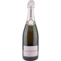 Photographie d'une bouteille de champagne louis roederer rose vintage 2016 en etui 75 cl