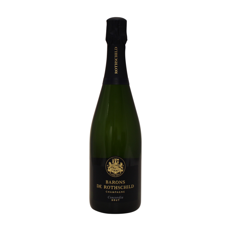Photographie d'une bouteille de CHAMPAGNE BARONS ROTHSCHILD BRUT COFFRET