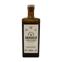 Photographie d'une bouteille de Whisky Abasolo Mexico