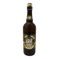 Photographie d'une bouteille de bière D-Day IPA 75cl