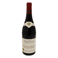 Photographie d'une bouteille de vin rouge savigny les beaune clos godeaux drouhin aoc rouge 2018 75 cl