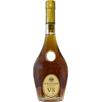 Photographie d'une bouteille de Cognac Gautier VS