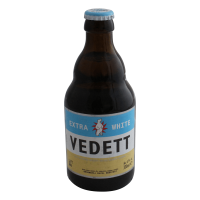 Photographie d'une bouteille de bière Vedett Extra White 33cl