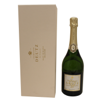 Photographie d'une bouteille de champagne deutz blanc de blancs 2017 en etui 75 cl