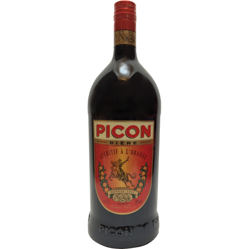 Photographie d'une bouteille de Picon bière 1,5L