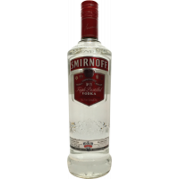 Photographie d'une bouteille de Vodka Smirnoff