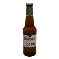 Photographie d'une bouteille de bière Bavaria IPA sans alcool 33cl