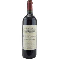 Photographie d'une bouteille de vin rouge mac carthy saint estephe aoc rouge 2020 75 cl