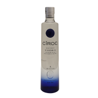 Photographie d'une bouteille de Vodka Ciroc Blue Stone