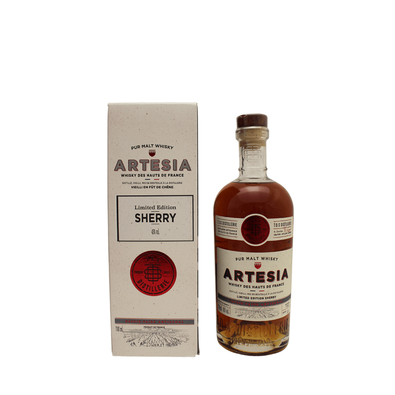 Photographie d'une bouteille de Whisky Artesia Edition Sherry