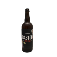 Photographie d'une bouteille de bière Baston Triple 75cl