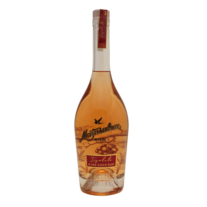 Photographie d'une bouteille de Rhum Matusalem Insolito Wine Cask