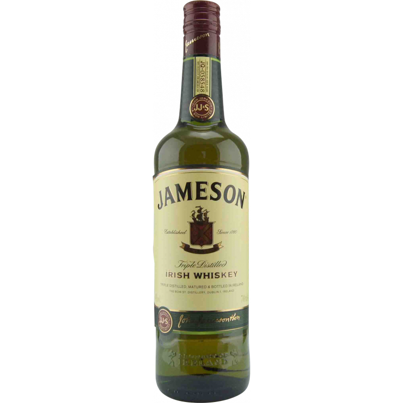 Photographie d'une bouteille de Whisky Jameson