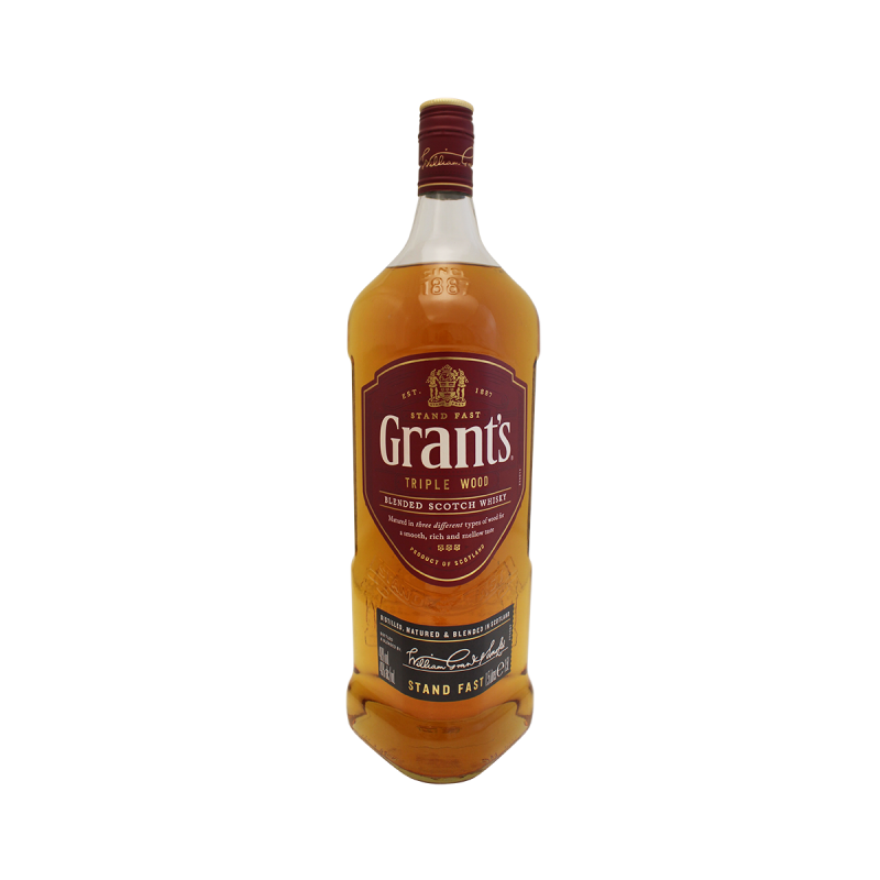 Photographie d'une bouteille de Whisky Grant's Triple Wood