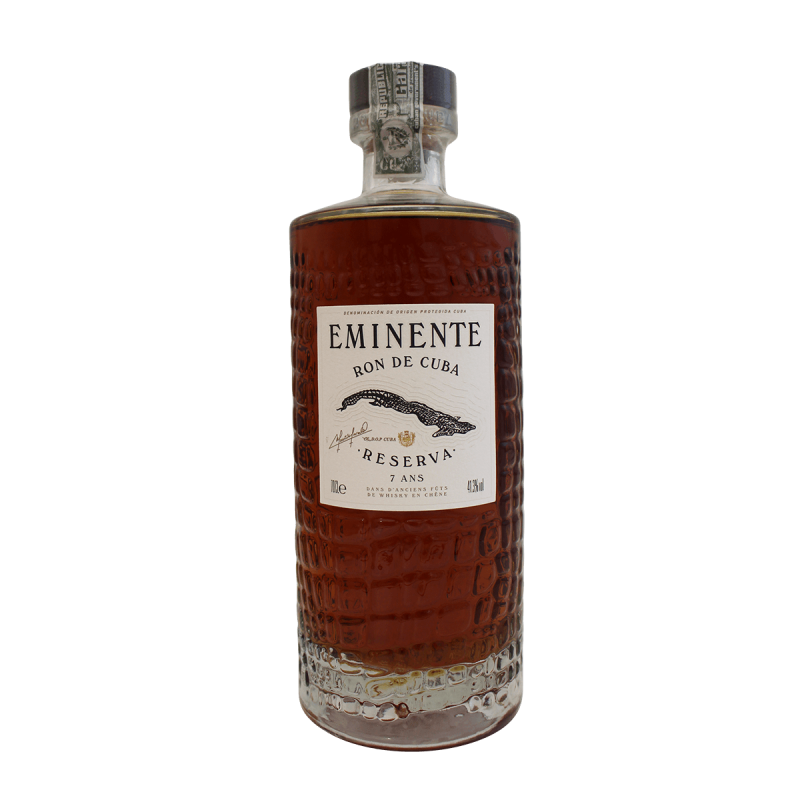 Photographie d'une bouteille de Rhum Eminente Reserva 7 ans