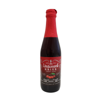 Photographie d'une bouteille de bière Lindemans Kriek 25cl