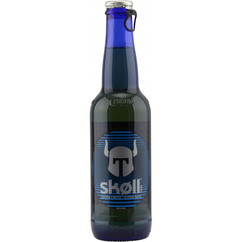 Photographie d'une bouteille de bière Skoll Tuborg 33cl