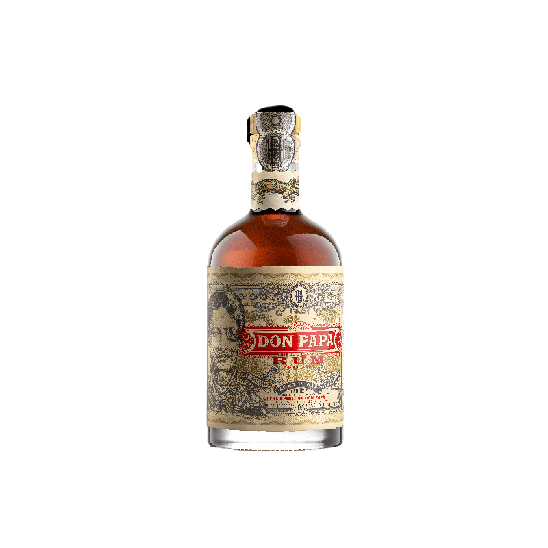 Photographie d'une bouteille de Rhum Don Papa 7 ans