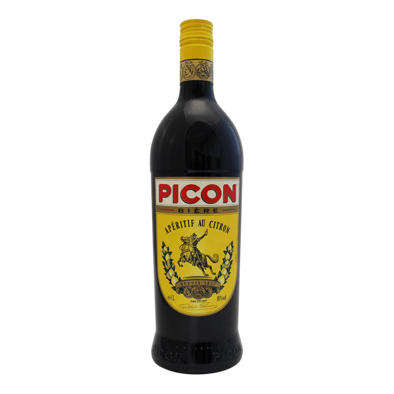 Photographie d'une bouteille de Picon Citron