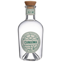 Photographie d'une bouteille de Gin Canaïma Small Batch 70 cl