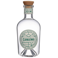 Photographie d'une bouteille de Gin Canaima Small Batch