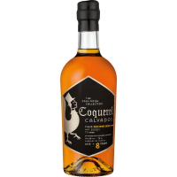 Photographie d'une bouteille de Calvados Coquerel 8 ans Rum West Indies