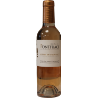 Photographie d'une bouteille de vin rosé demi domaine pontfract aop rose 2022 37.5 cl