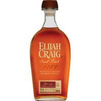 Photographie d'une bouteille de Whisky Elijah Craig small Batch Bourbon