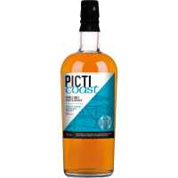 Photographie d'une bouteille de Whisky Picti Coast Un-Chillfiltered