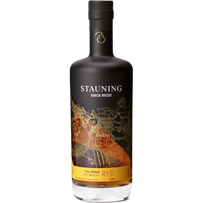 Photographie d'une bouteille de Whisky Stauning Rye