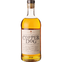 Photographie d'une bouteille de Whisky Copper Dog