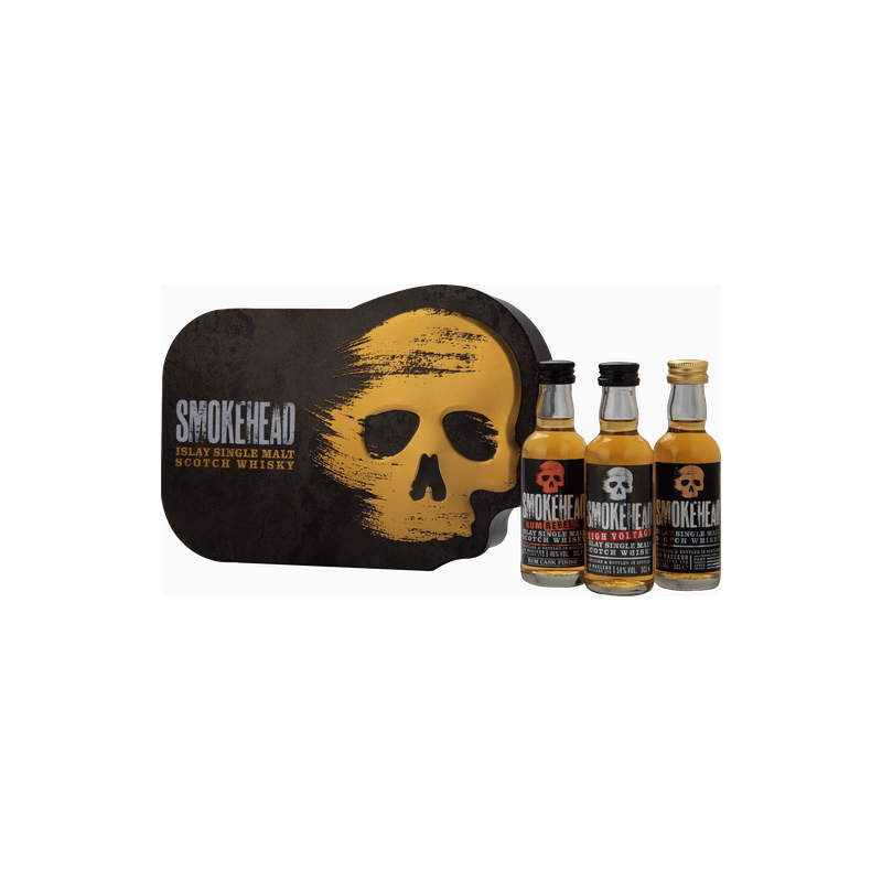 Photographie d'une bouteille de Coffret Whisky Smokehead